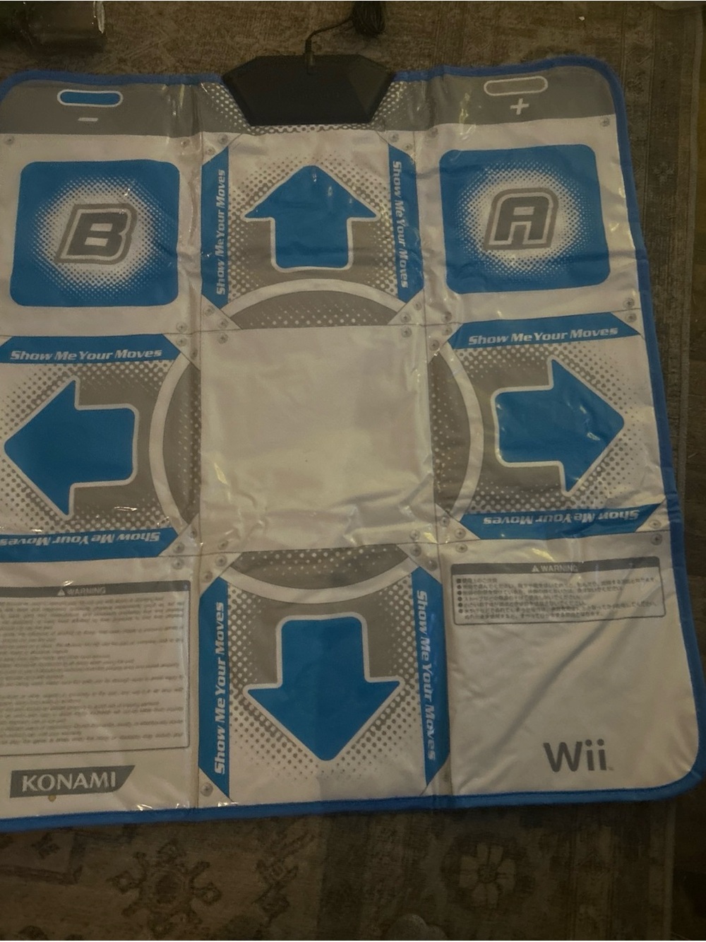 Konami Wii Dance Pad - Blue/White